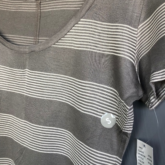 Kirra by PacSun Striped Scoop Neck T-Shirt Size S - Picture 4 of 6